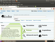 Koha staff client interface